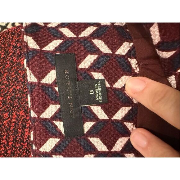 Ann Taylor geometric print skirt size 0 - Picture 4 of 4